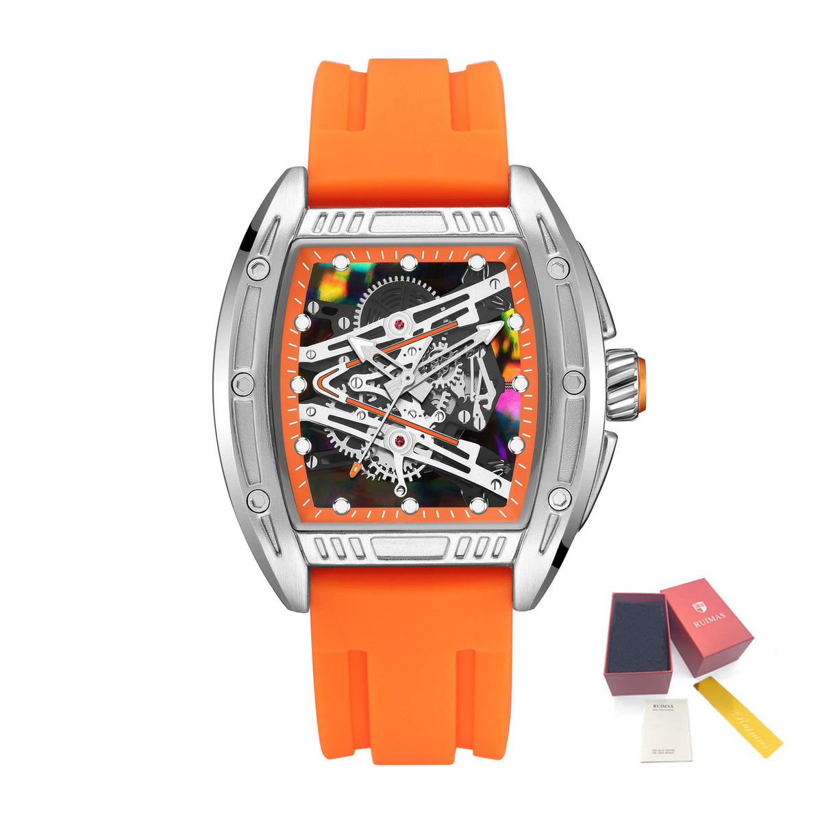 RUIMAS 338 – Reloj deportivo de cuarzo con correa de silicona