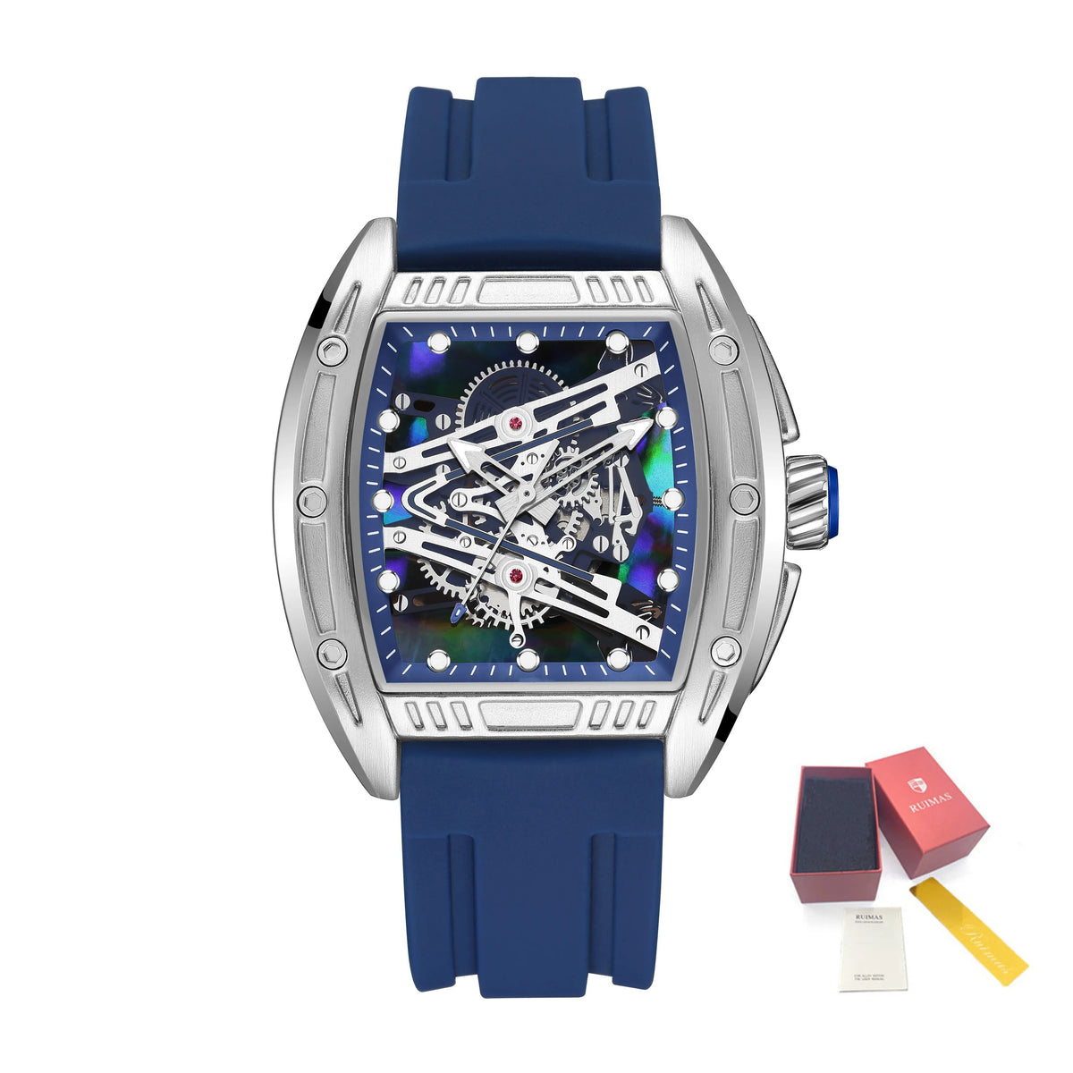RUIMAS 338 – Reloj deportivo de cuarzo con correa de silicona