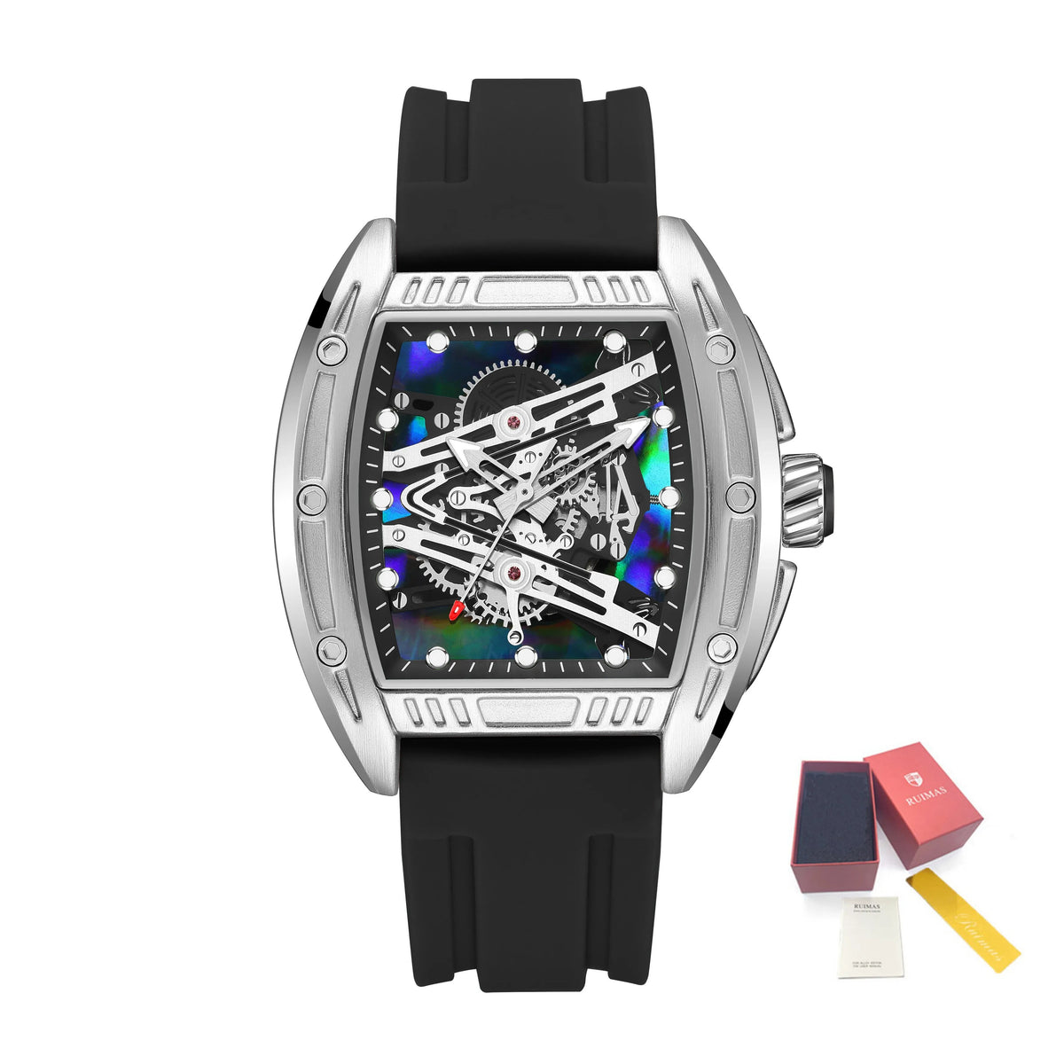 RUIMAS 338 – Reloj deportivo de cuarzo con correa de silicona