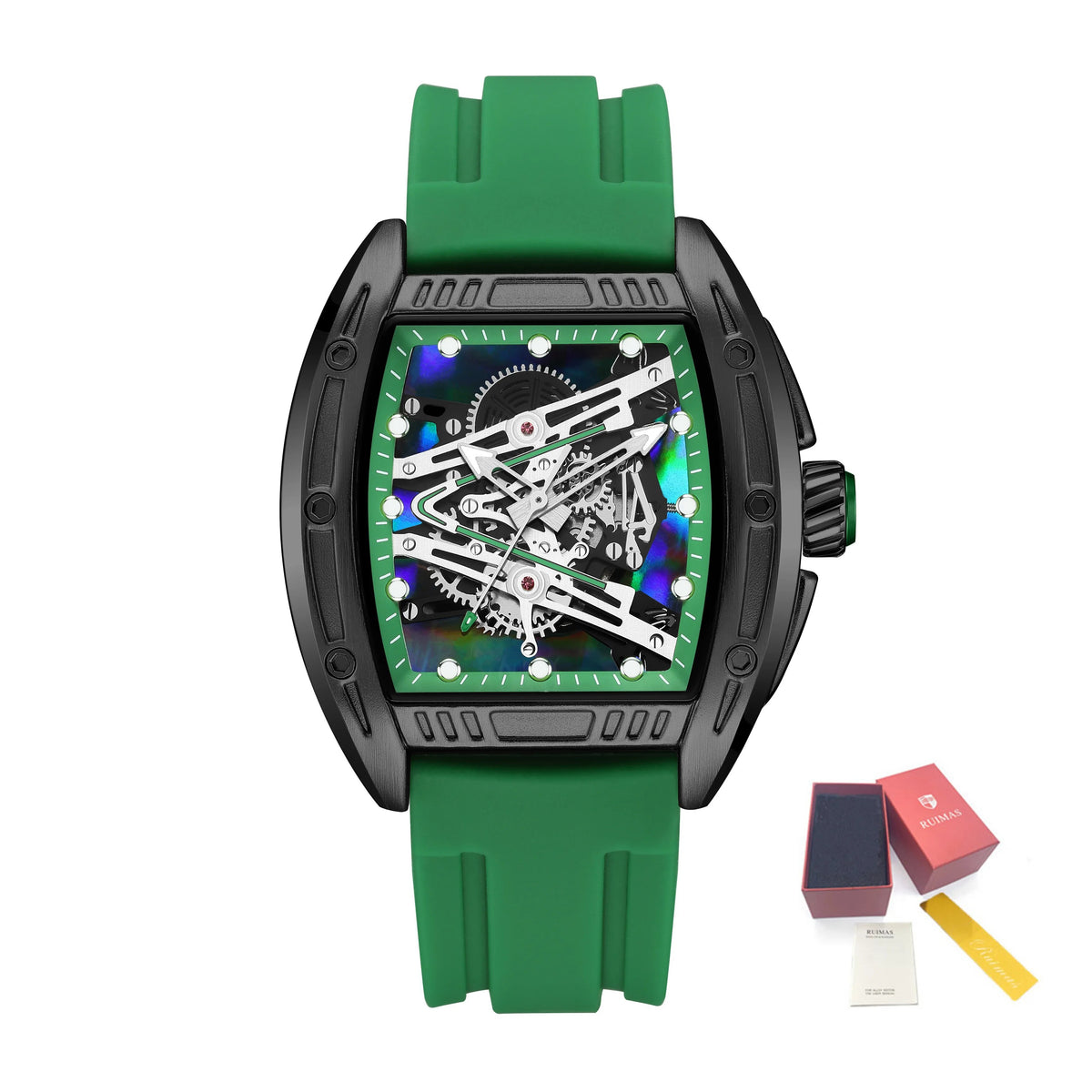 RUIMAS 338 – Reloj deportivo de cuarzo con correa de silicona