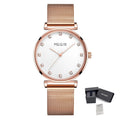 MEGIR 7001 – Reloj de cuarzo con malla de acero