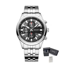 MEGIR 2154 – Reloj de cuarzo en acero