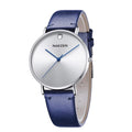 NAKZEN 4105 – Reloj de cuarzo con correa de cuero