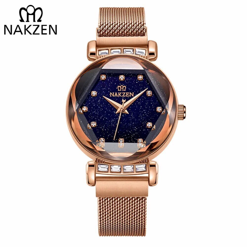 NAKZEN 4207 – Reloj elegante de cuarzo
