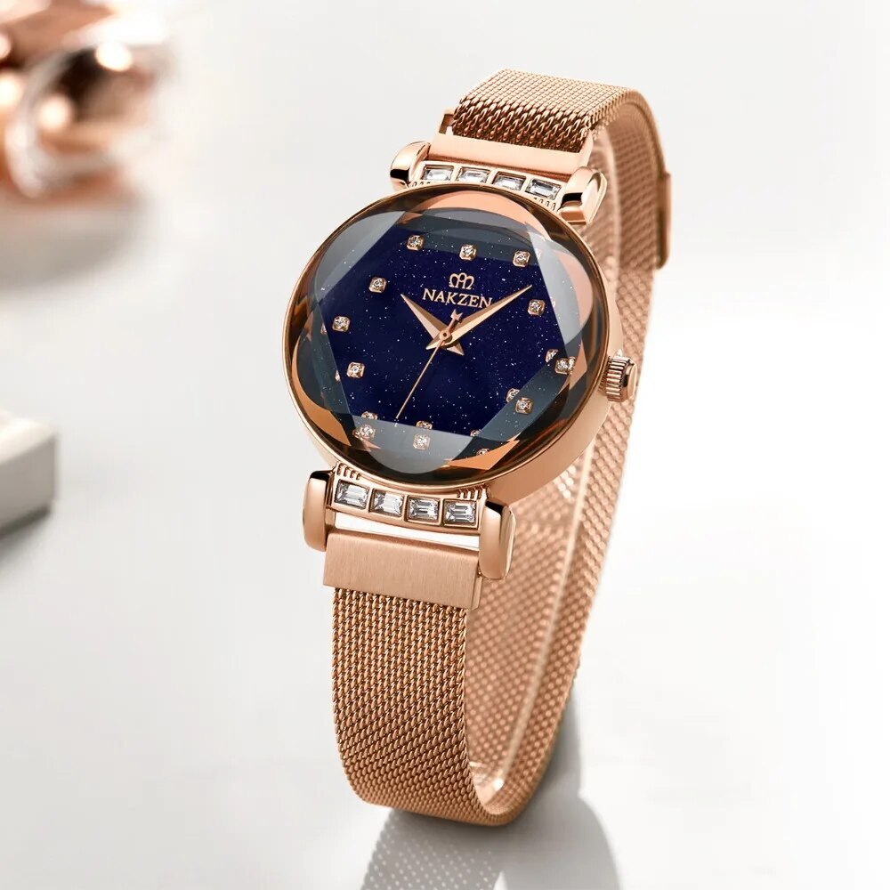 NAKZEN 4207 – Reloj elegante de cuarzo