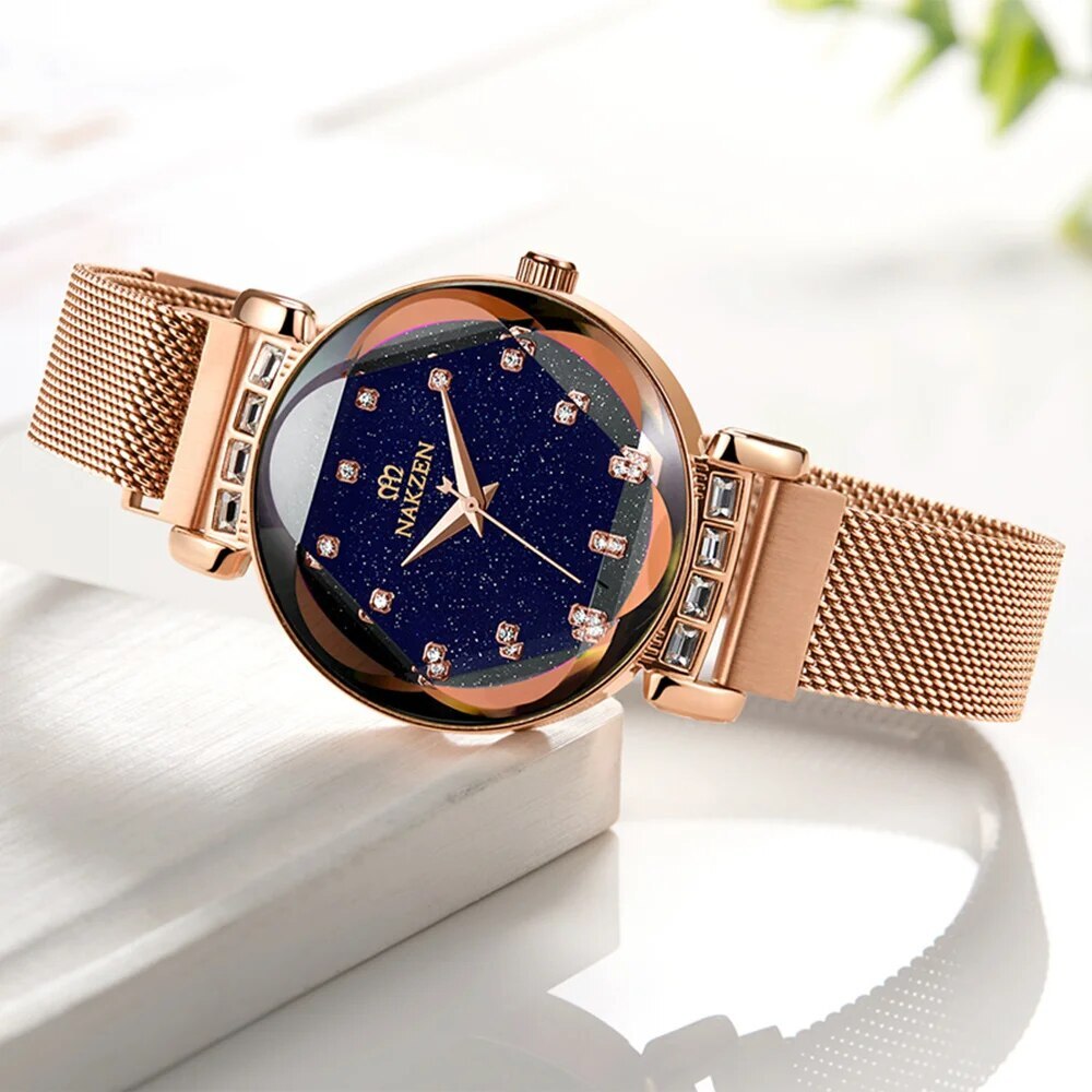 NAKZEN 4207 – Reloj elegante de cuarzo