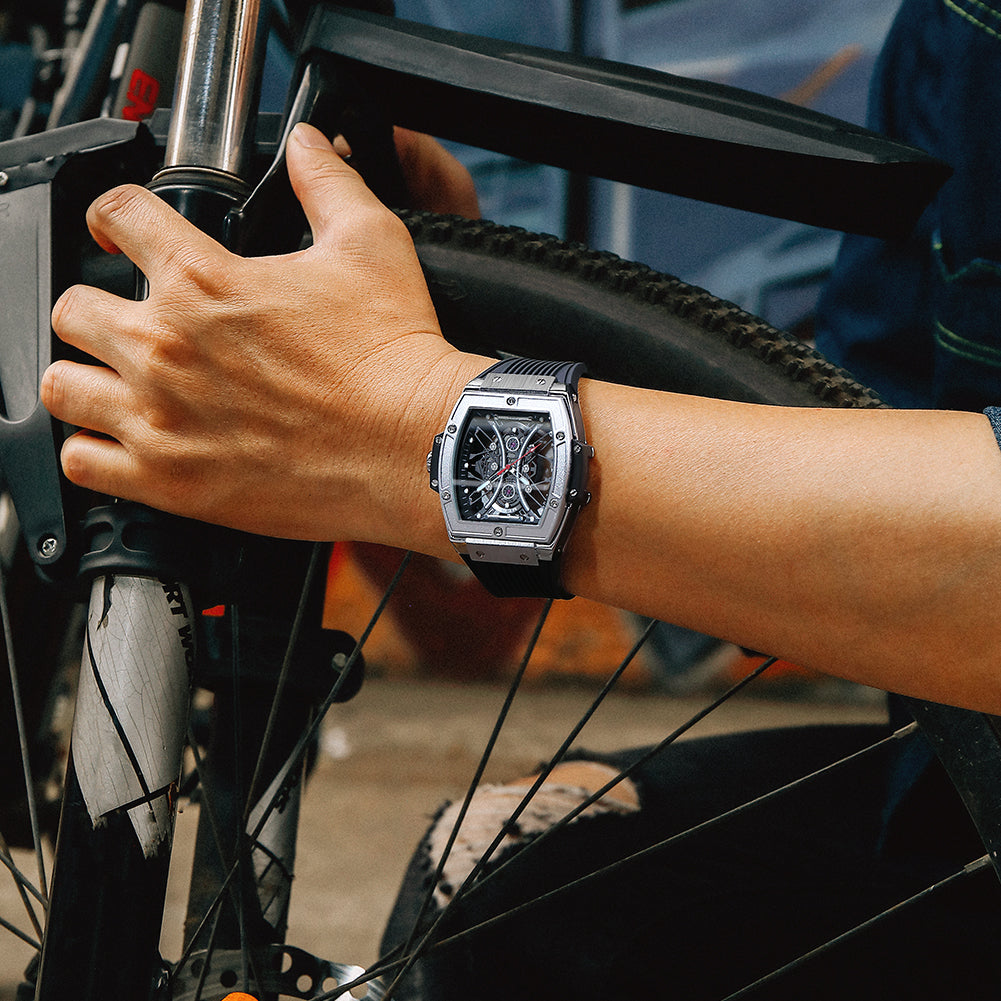 MEGIR 8109 – Reloj deportivo de cuarzo con correa de silicona