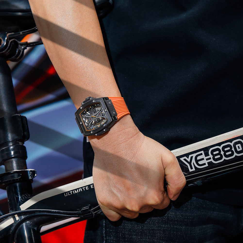 MEGIR 8109 – Reloj deportivo de cuarzo con correa de silicona