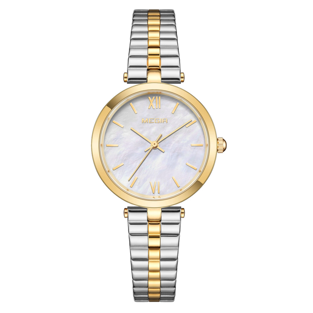 MEGIR 85112 – Reloj de cuarzo en acero