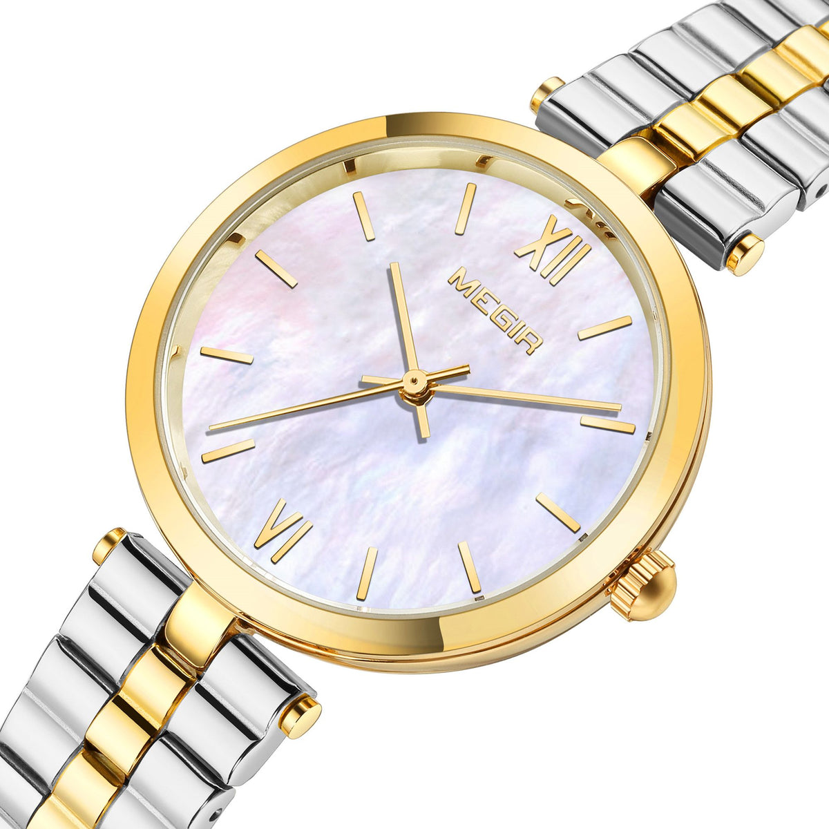 MEGIR 85112 – Reloj de cuarzo en acero