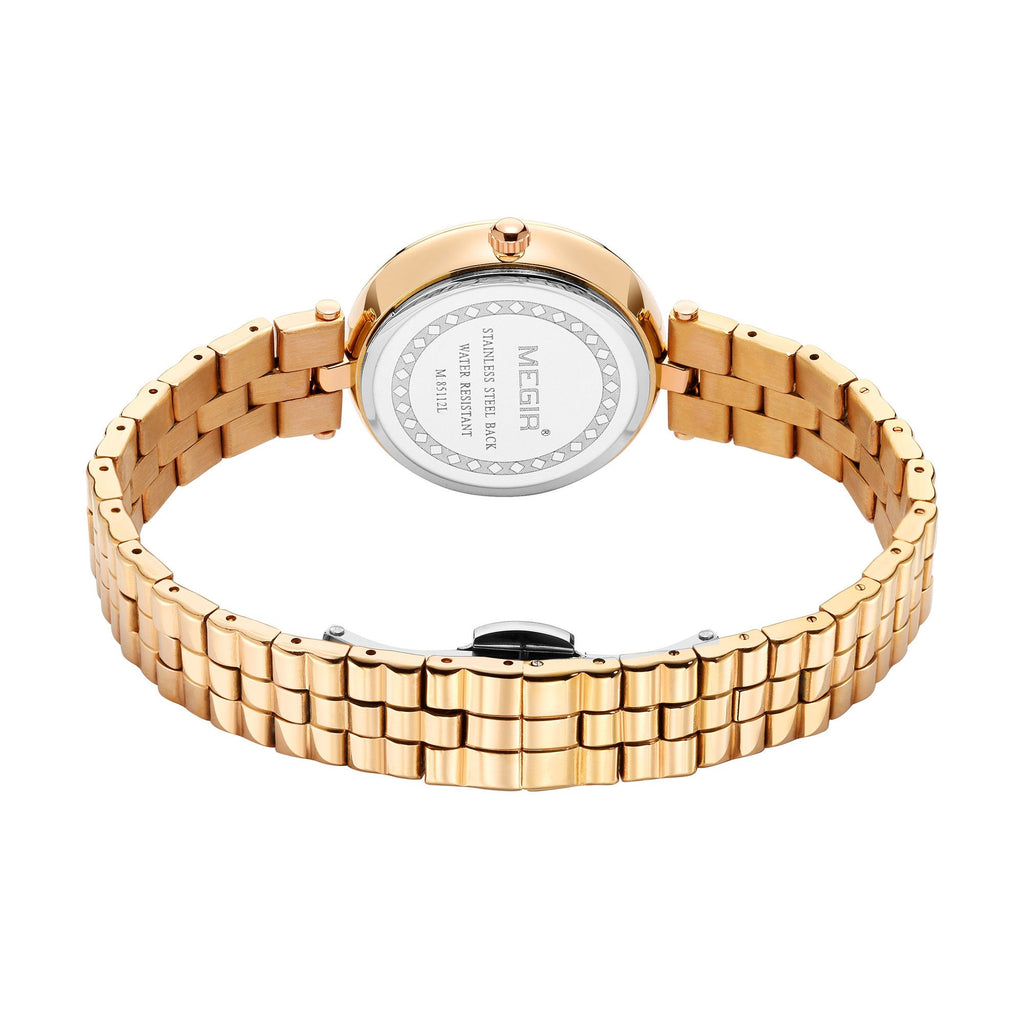 MEGIR 85112 – Reloj de cuarzo en acero