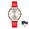 MEGIR 4213 – Reloj elegante de cuarzo con correa de cuero