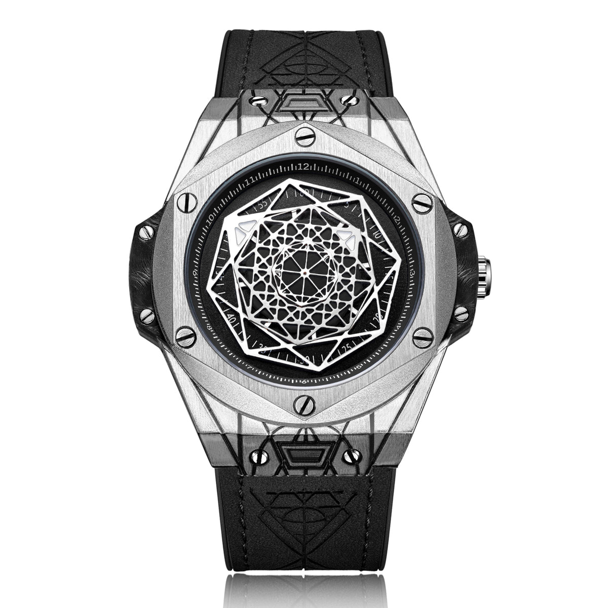 RUIMAS 533 – Reloj deportivo de cuarzo con correa de cuero