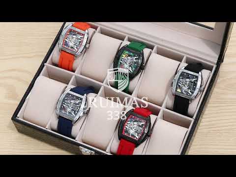 RUIMAS 338 – Reloj deportivo de cuarzo con correa de silicona