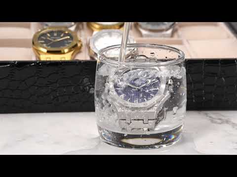 MEGIR 1085 – Reloj de cuarzo en acero