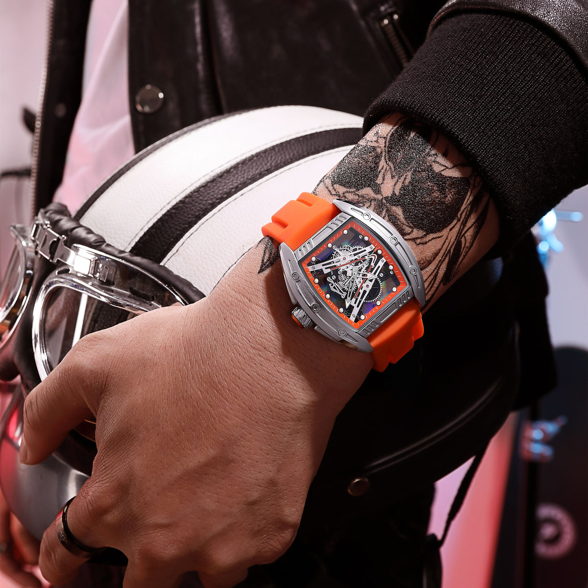 RUIMAS 338 – Reloj deportivo de cuarzo con correa de silicona