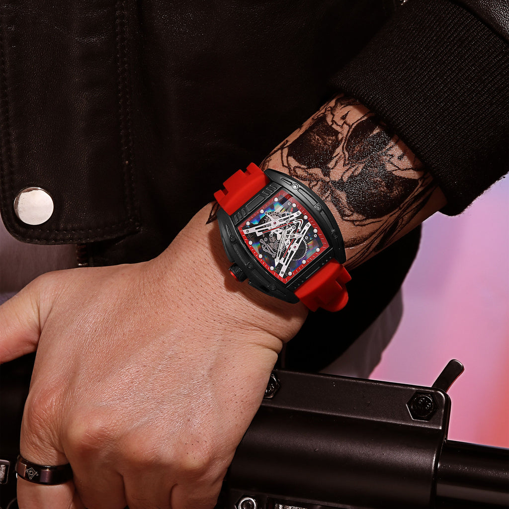 RUIMAS 338 – Reloj deportivo de cuarzo con correa de silicona