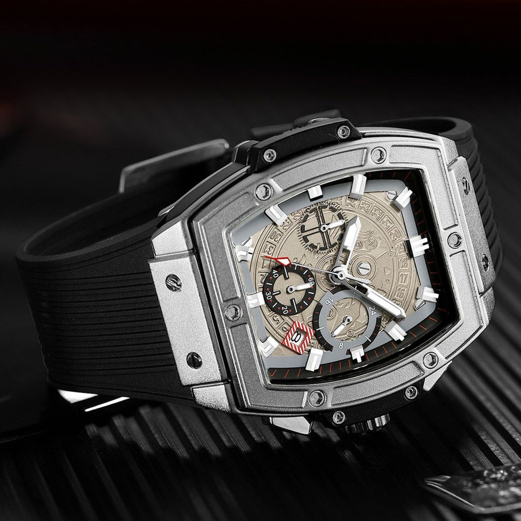 RUIMAS 333 – Reloj deportivo de cuarzo con correa de silicona