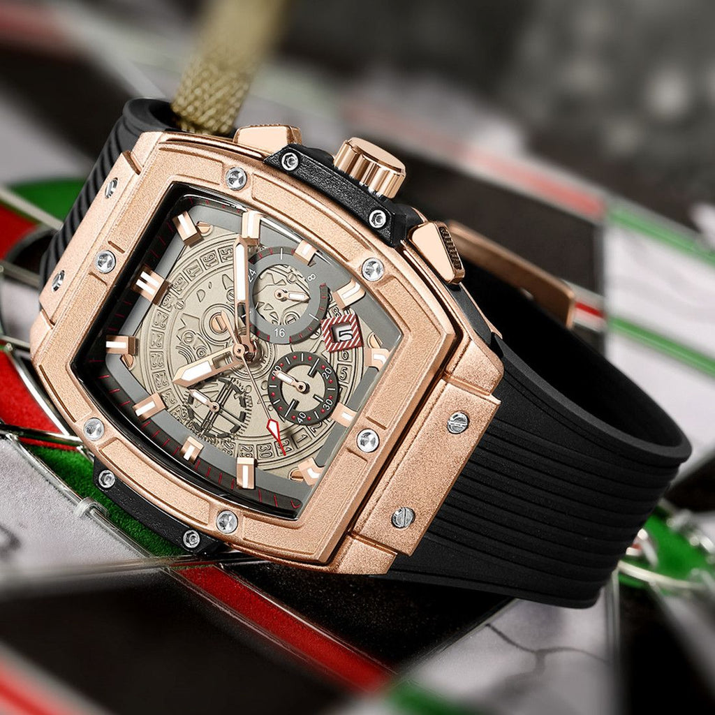 RUIMAS 333 – Reloj deportivo de cuarzo con correa de silicona